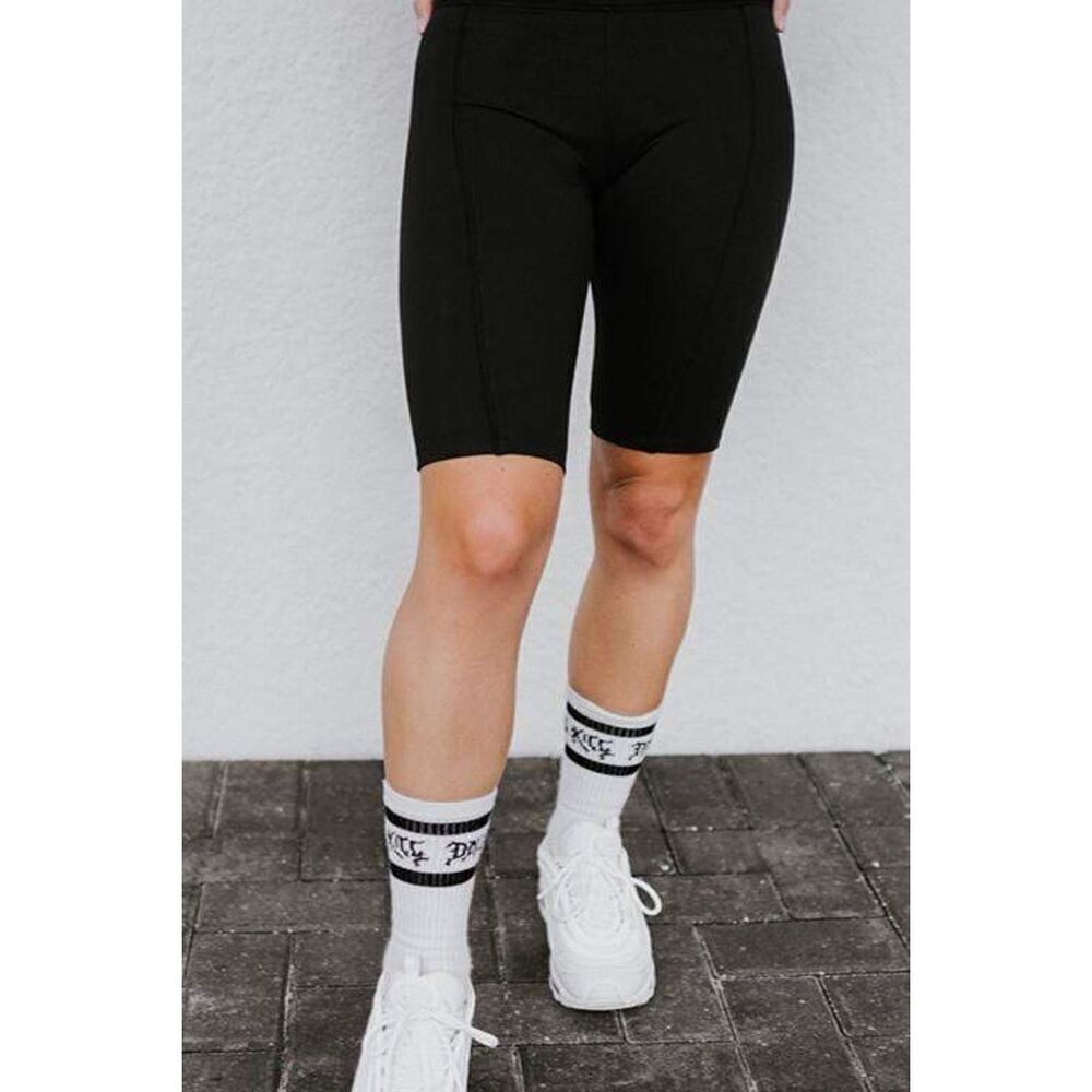Celestial Bodiez NWT OG High Rise Bike Short in ‘Lunar Black’ Size Small